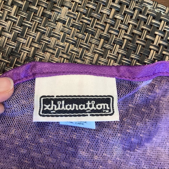 Vintage floral negligee/bathing suit cover up - Picture 7 of 8